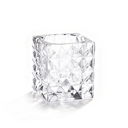 75345	 L4"W4"H4" - GLASS VASE