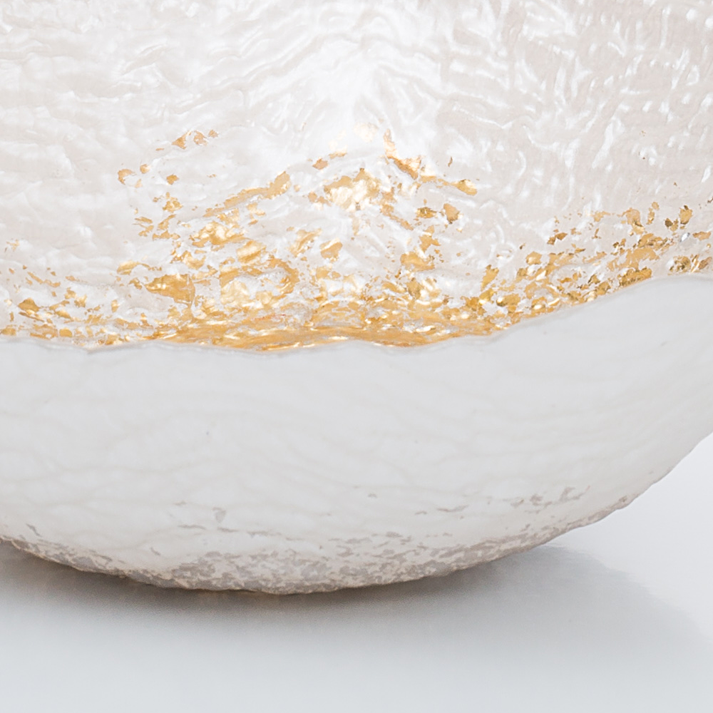 75375G	 D13"H4.3" - DECORATIVE GLASS BOWL