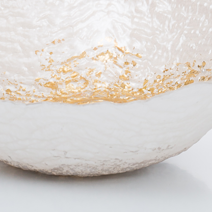 75375G	 D13"H4.3" - DECORATIVE GLASS BOWL