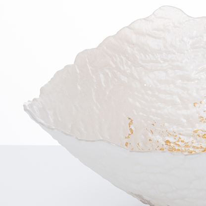 75375G	 D13"H4.3" - DECORATIVE GLASS BOWL