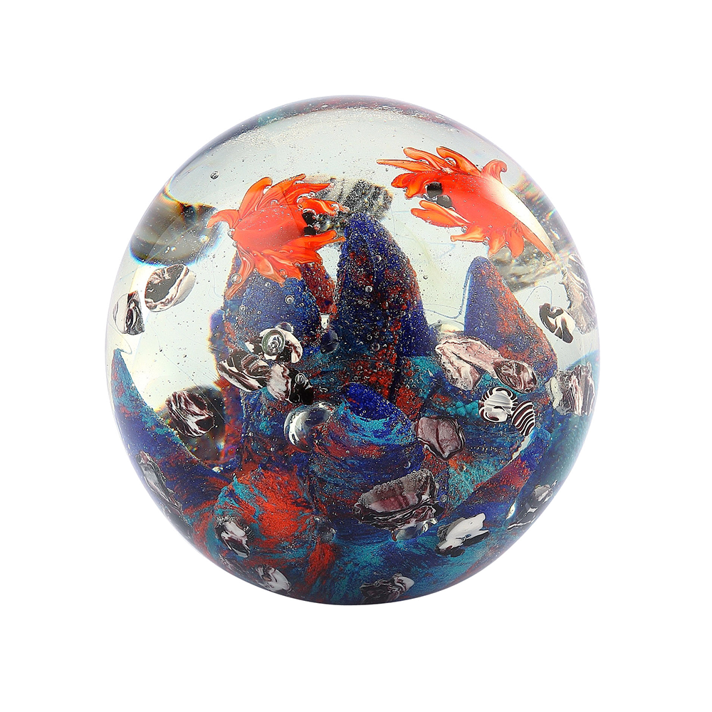 76110	 D4.5" - GLASS SPHERE FIGURINE
