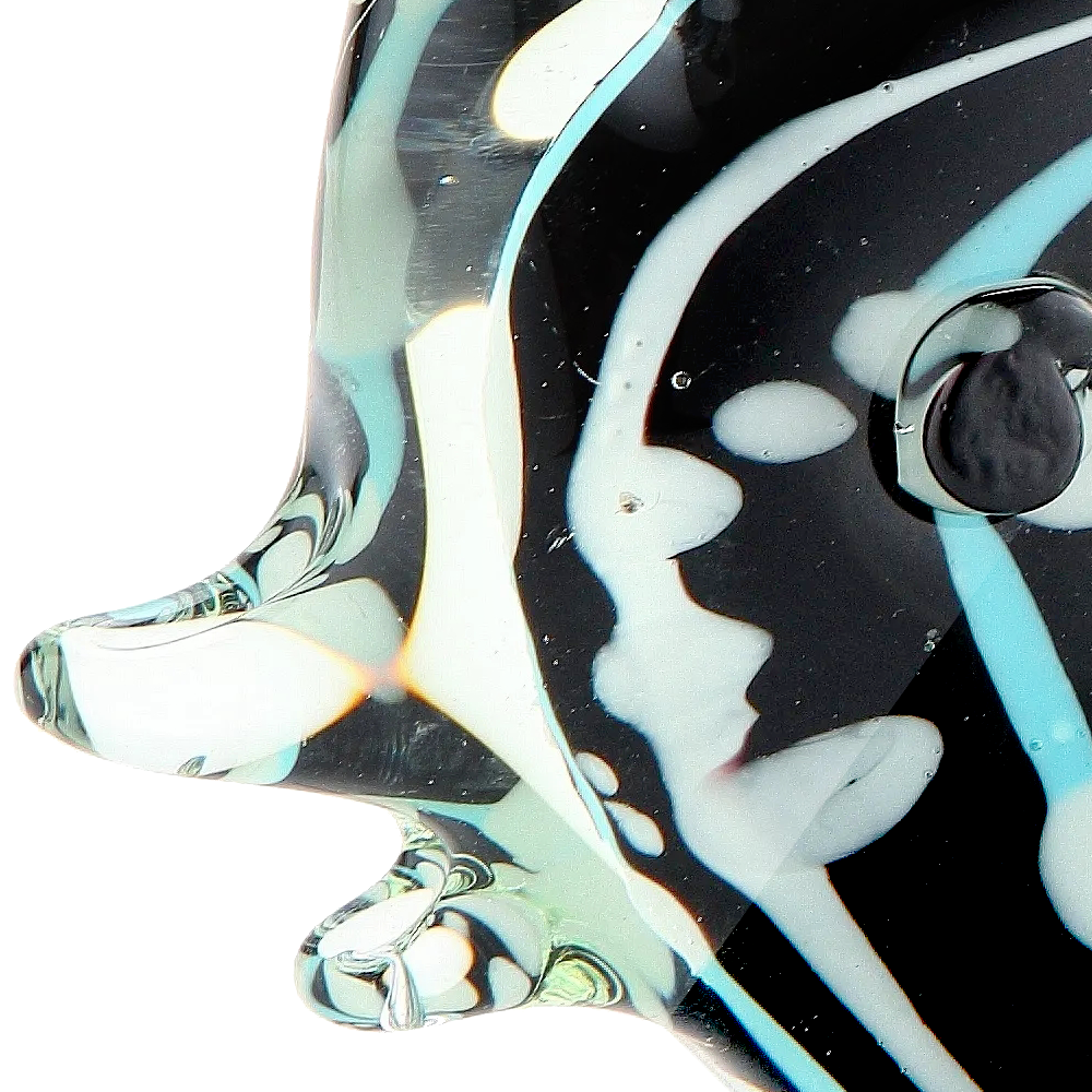76169	 L10.5"W3.5"H6" - GLASS FISH FIGURINE
