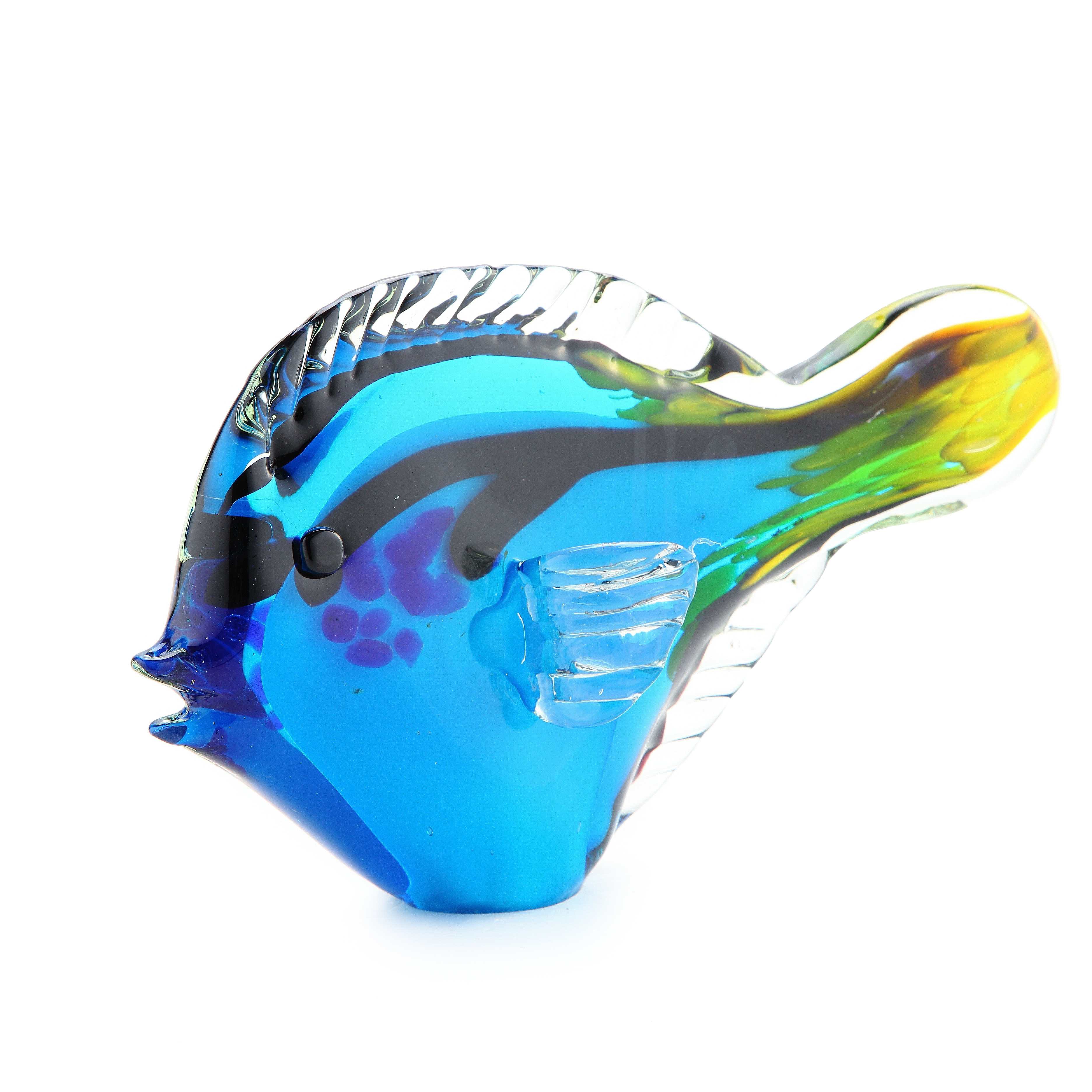 76170	 L10.5"W3.5"H6" - GLASS FISH FIGURINE