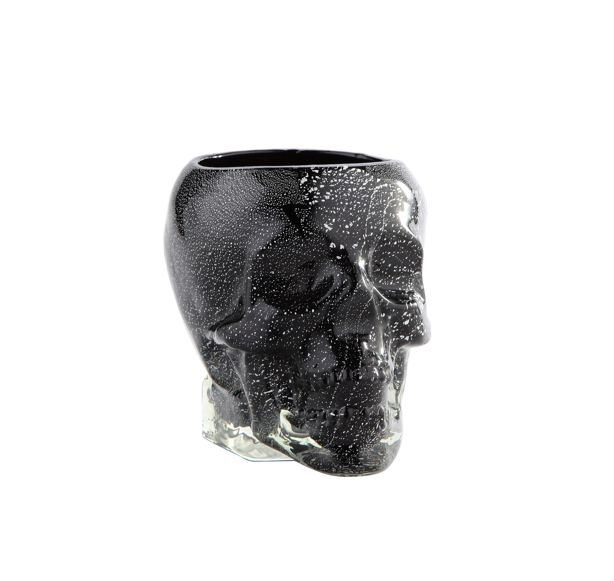 L7.2"W5.6"H7.1" - GLASS SKULL