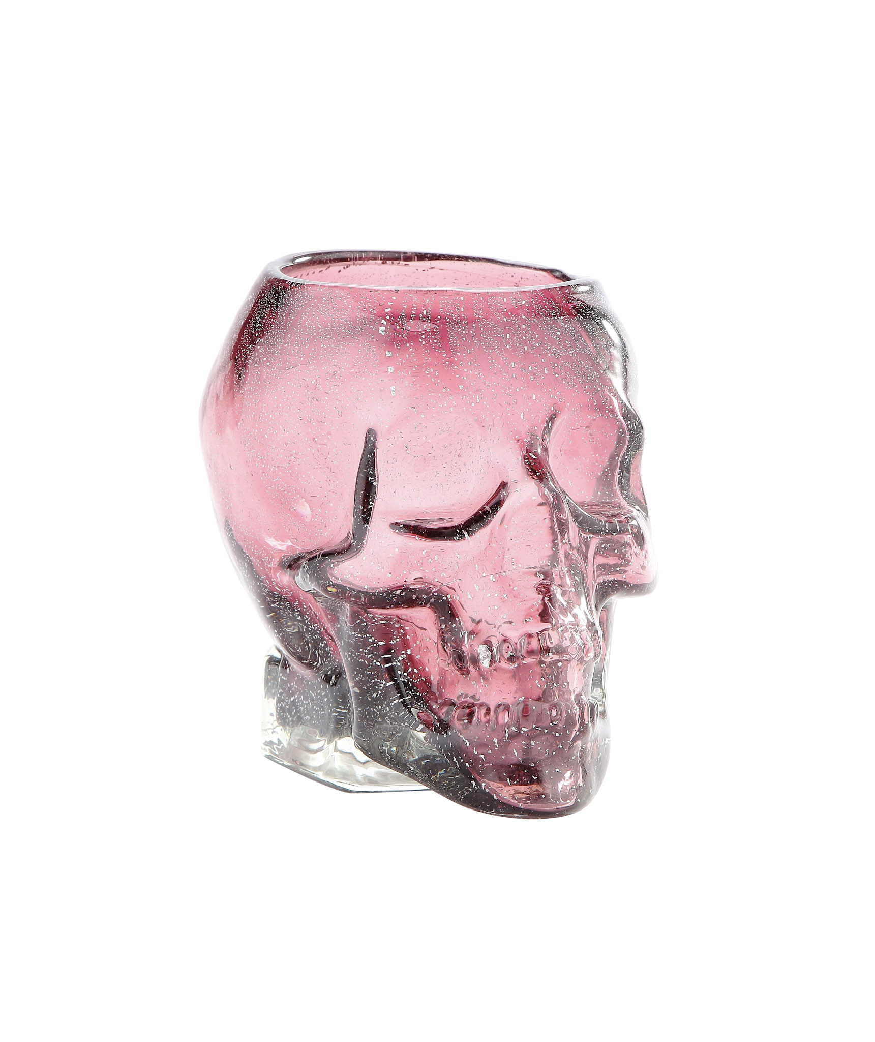 L7"W5.5"H7" - GLASS SKULL