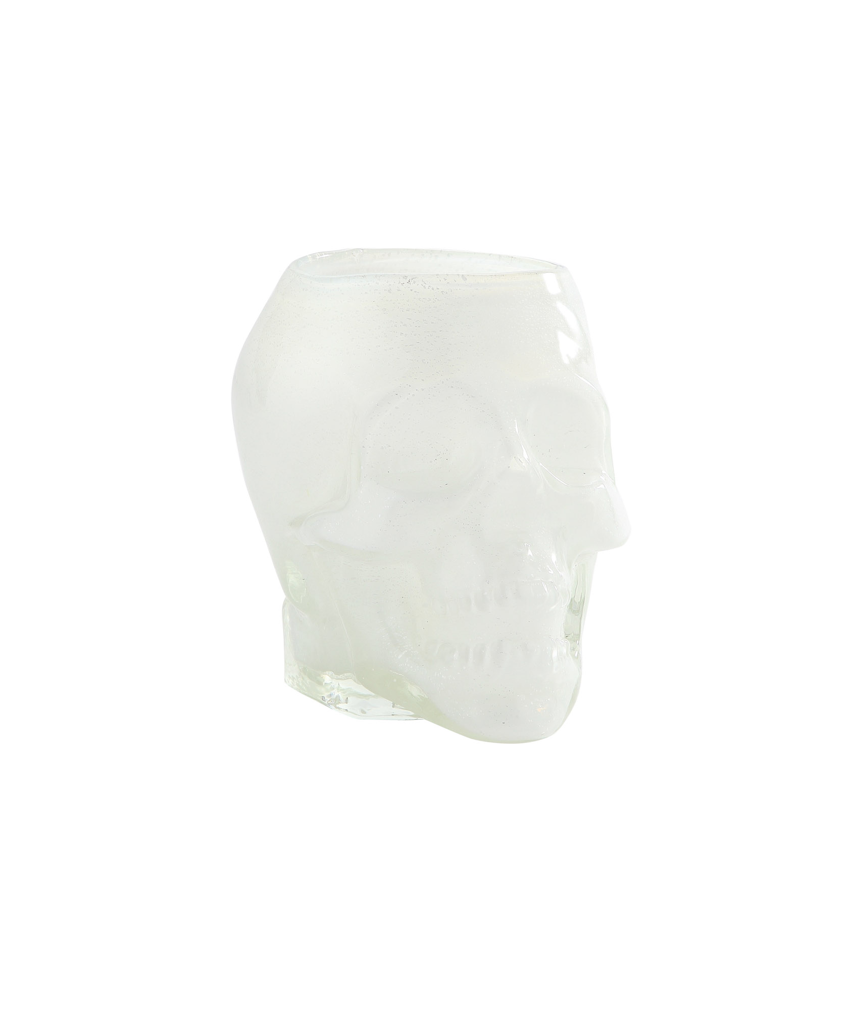 L7"W5.5"H7" - GLASS SKULL