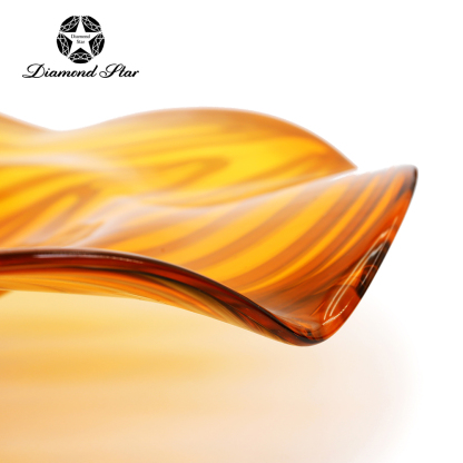 85121	 D26.5"H4.5" - ART GLASS WALL PLATE