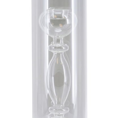 D4.5"H14" - CYLINDRICAL GLASS CANDLE HOLDER