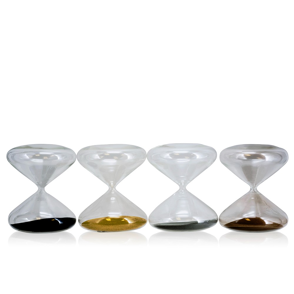 D6.5"H8" - ASSORTED HOUR GLASS SAND TIMERS