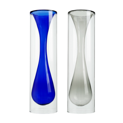 77111ASST-1 D2.6'' H9''  4ASST COLORS GLASS  8PCS/CASE