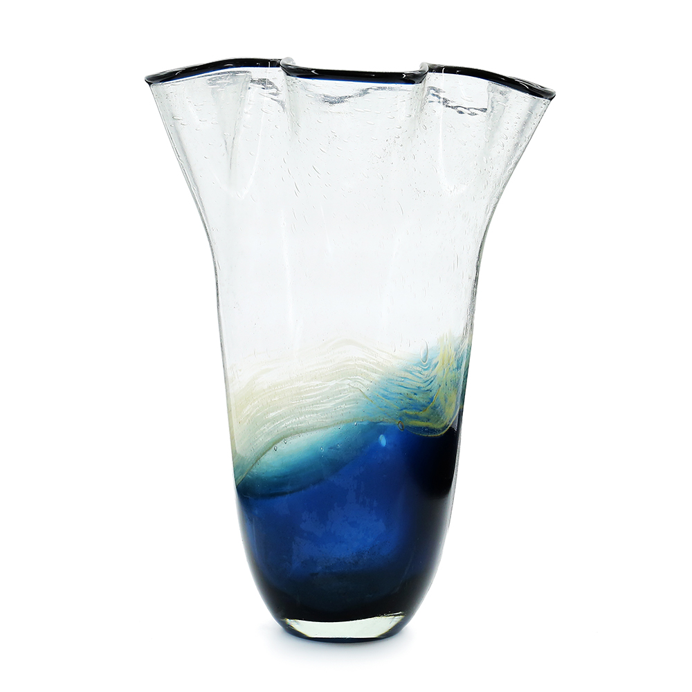49577	 D12"H15.5" - GLASS VASE
