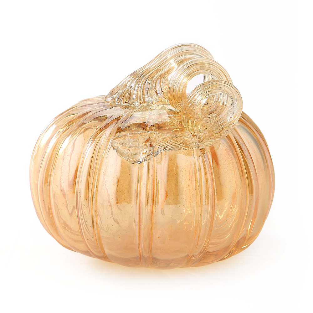 79441ASST	 D5.5"H5.5" - ASSORTED GLASS PUMPKINS