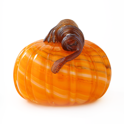 79441ASST	 D5.5"H5.5" - ASSORTED GLASS PUMPKINS