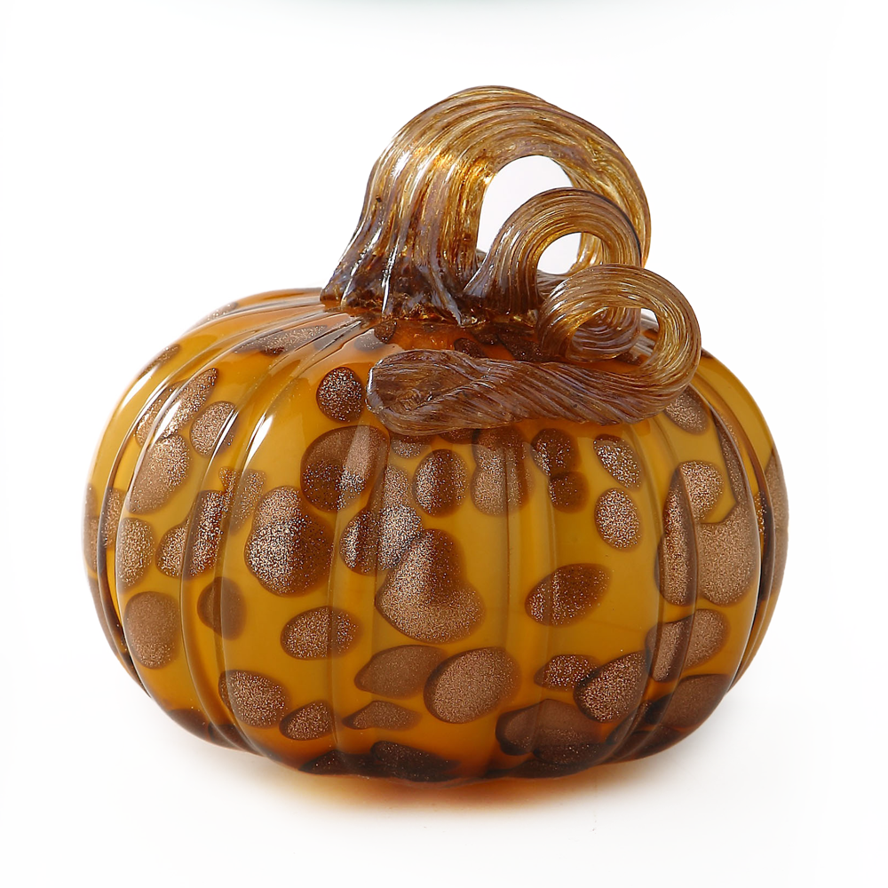 79441ASST	 D5.5"H5.5" - ASSORTED GLASS PUMPKINS