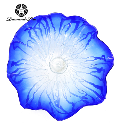85289	 D19.5"H8.5" - ART GLASS WALL PLATE