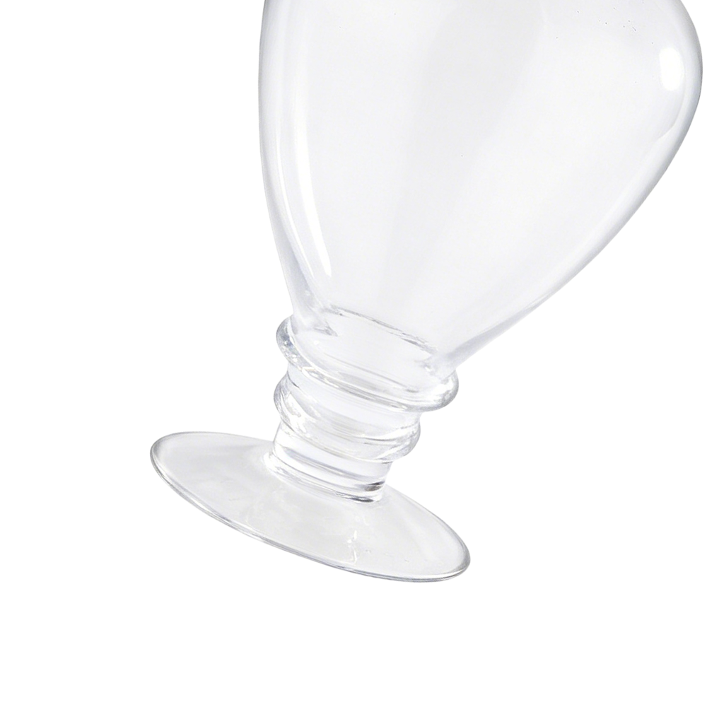 83140s	 D6.5"H15" - GLASS APOTHECARY JAR WITH LID