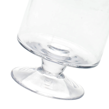 83403	 D5"H15" - GLASS APOTHECARY JAR WITH LID