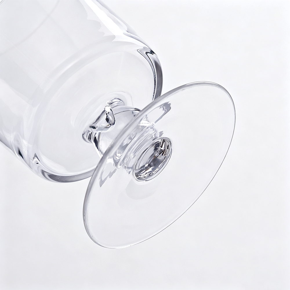 83684B	 D5"H12" - GLASS APOTHECARY JAR WITH LID