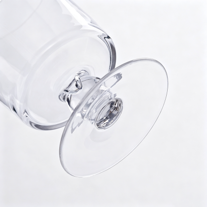 83684B	 D5"H12" - GLASS APOTHECARY JAR WITH LID