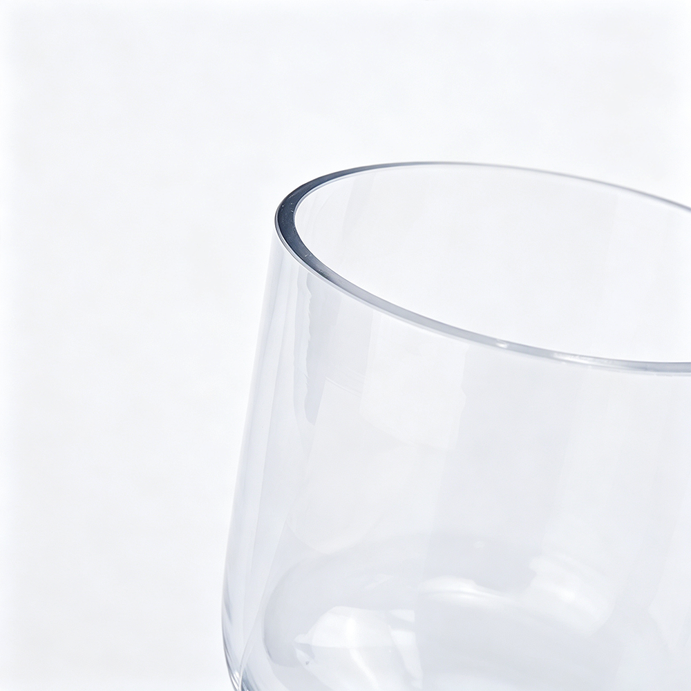 83684C	 D5"H9" - GLASS APOTHECARY JAR WITH LID