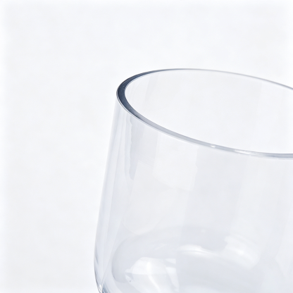 83684C	 D5"H9" - GLASS APOTHECARY JAR WITH LID