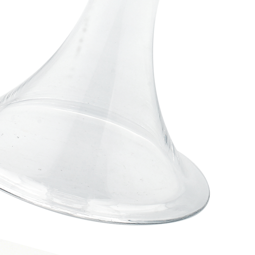 63005	 D6.5"H16.5" - GLASS APOTHECARY JAR WITH LID