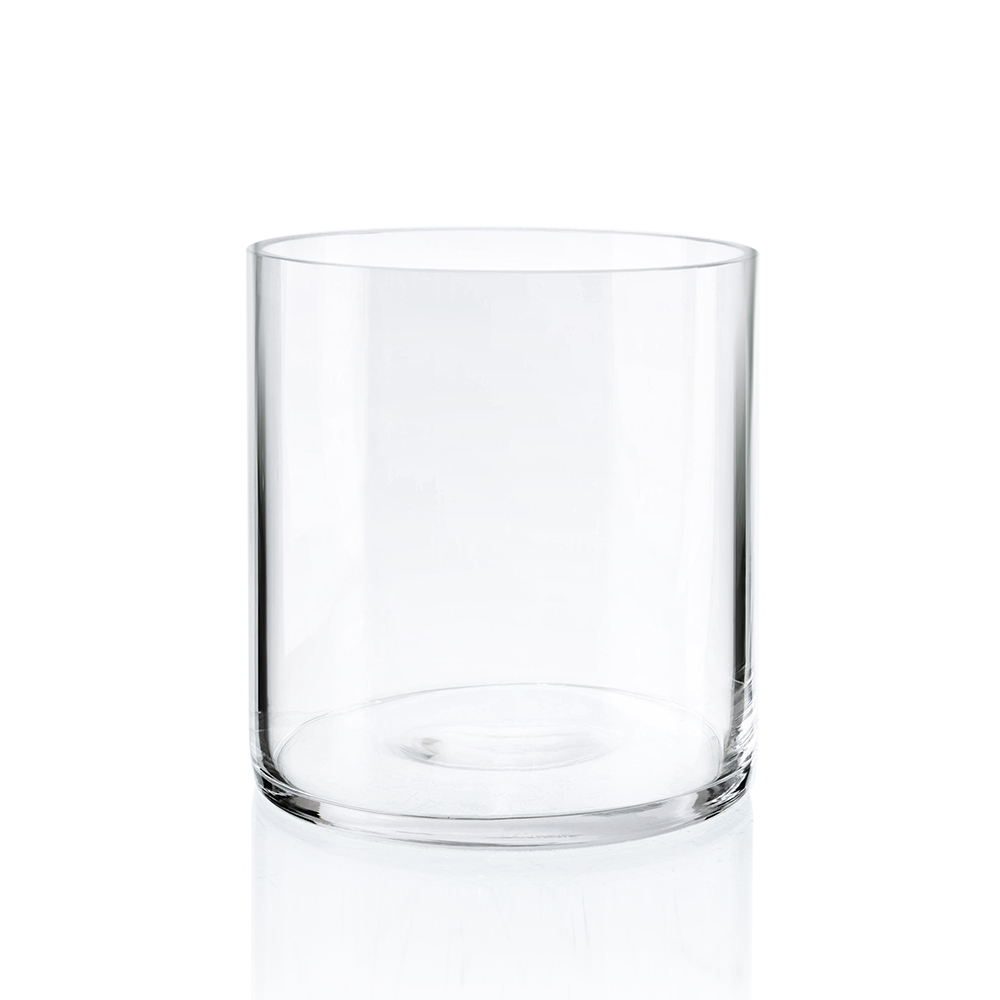 84007c	 D7"H7.5" - CLEAR GLASS CYLINDER VASE
