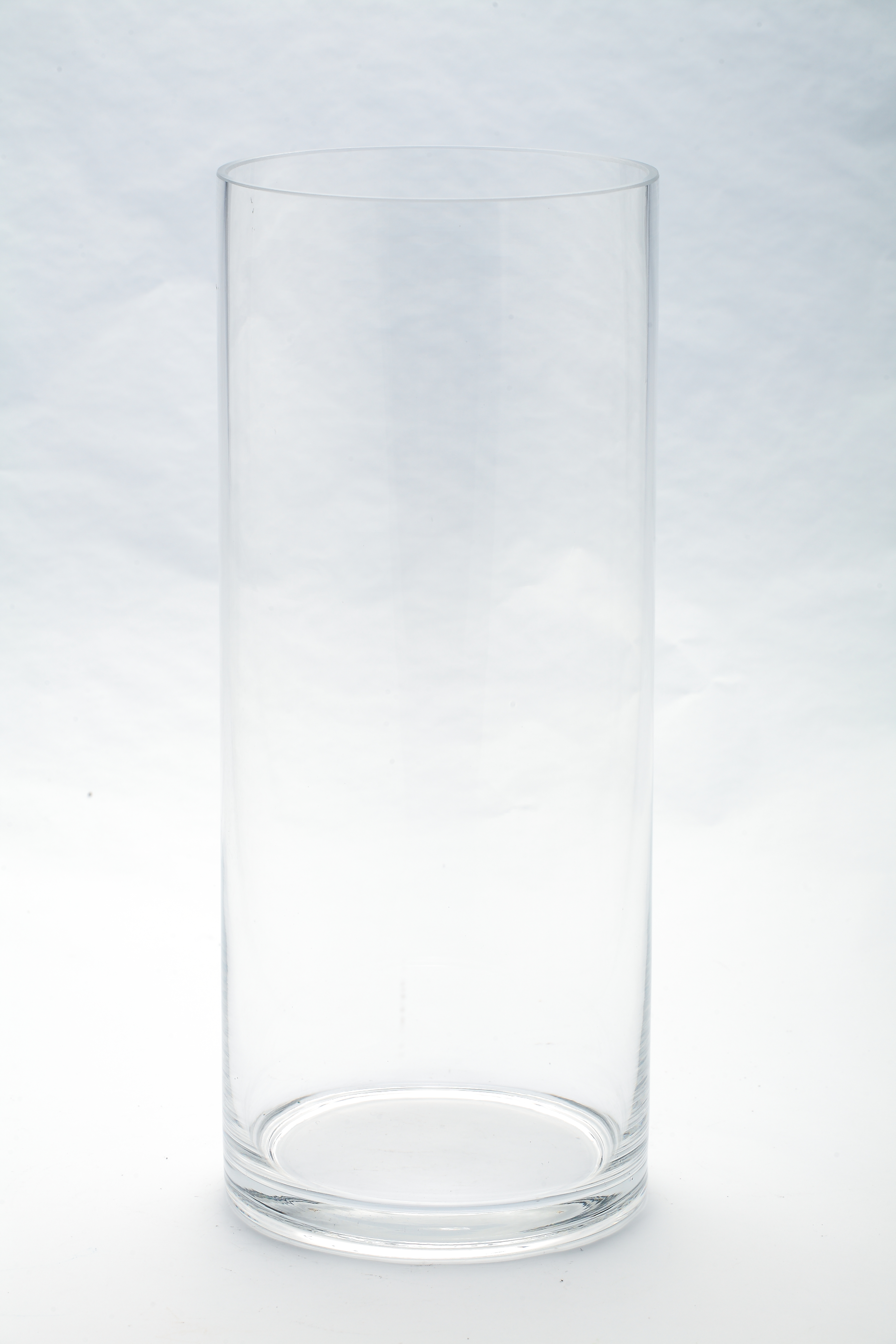 D6"H14" - CLEAR GLASS CYLINDER VASE