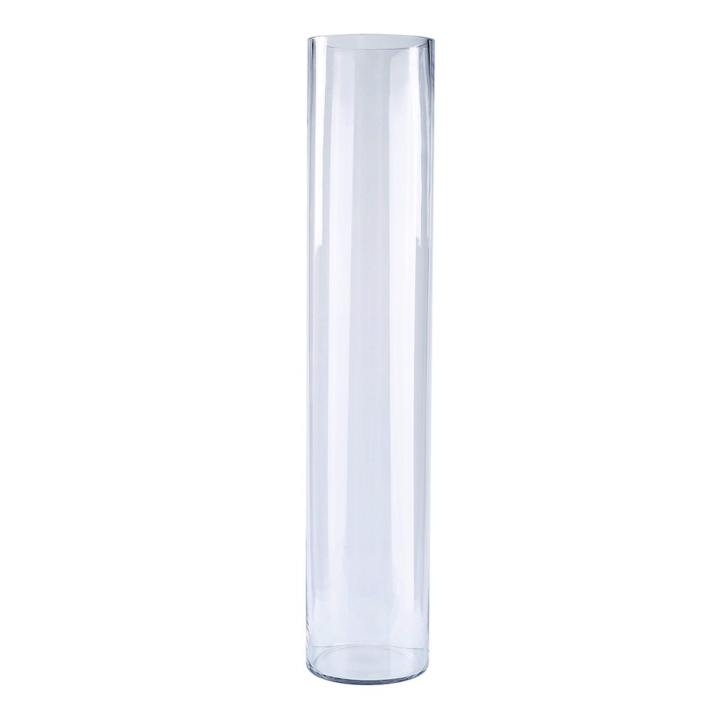 D6"H30" - CLEAR GLASS CYLINDER VASE