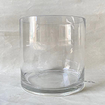 D5"H6" - CLEAR GLASS CYLINDER VASE