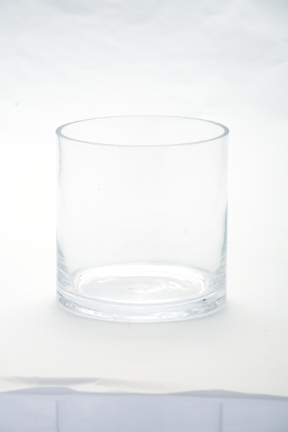 84105C	 D5"H5" - CLEAR GLASS CYLINDER VASE