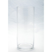 D4"H11.5" - CLEAR GLASS CYLINDER VASE