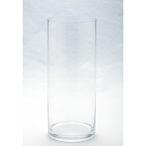 D4"H11.5" - CLEAR GLASS CYLINDER VASE