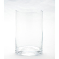 D4"H6" - CLEAR GLASS CYLINDER VASE