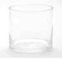 D4"H5" - CLEAR GLASS CYLINDER VASE