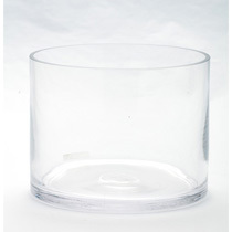 D6"H8" - CLEAR GLASS CYLINDER VASE