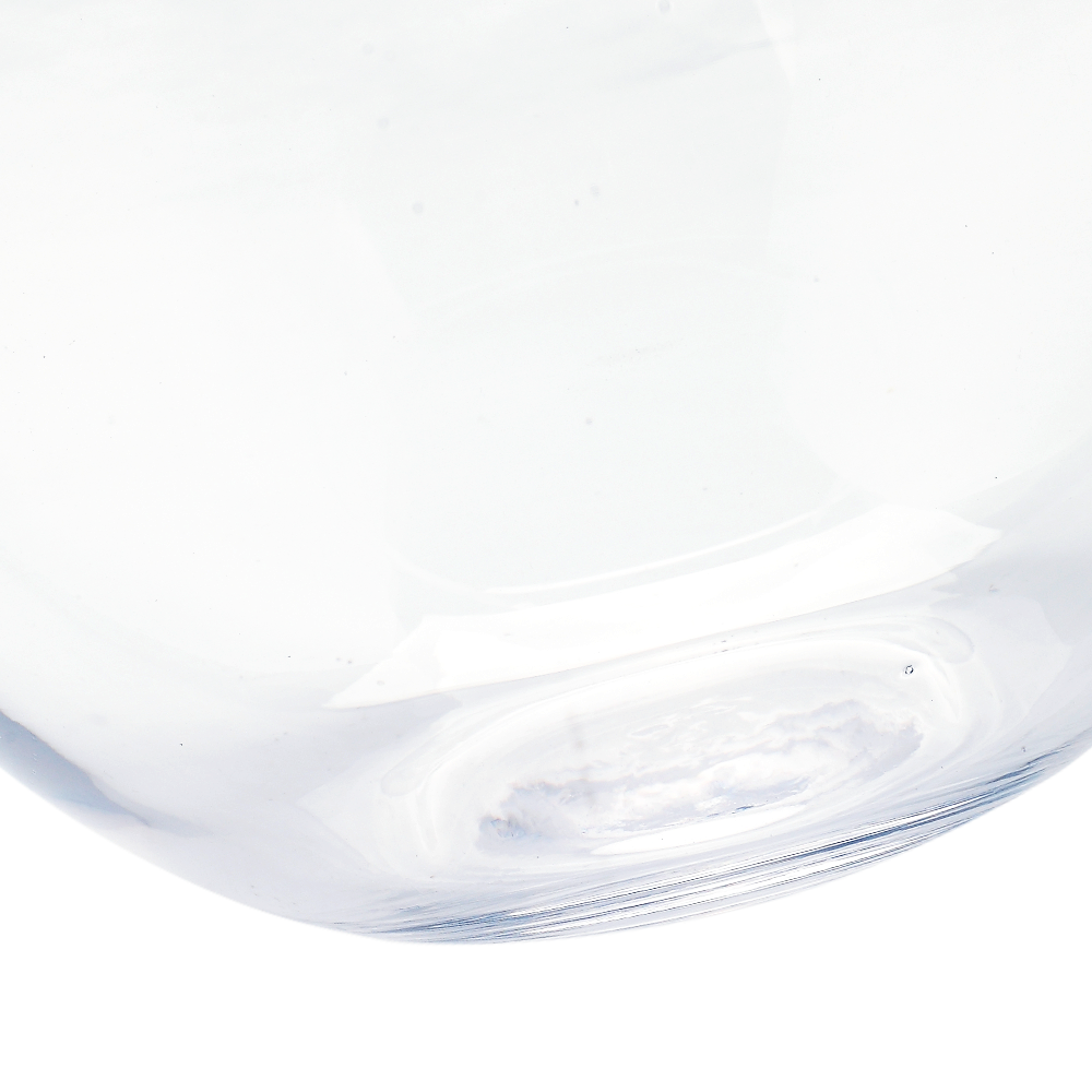 84808C	 D8"H6" - BUBBLE BOWL GLASS VASE
