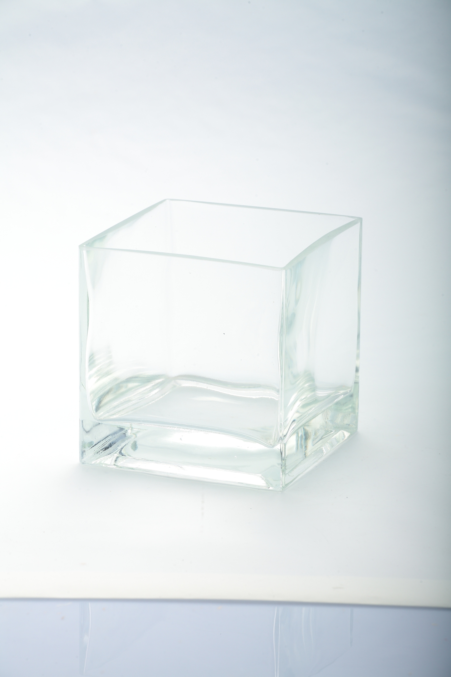 L5"W5"H5" - SQUARE GLASS VASE