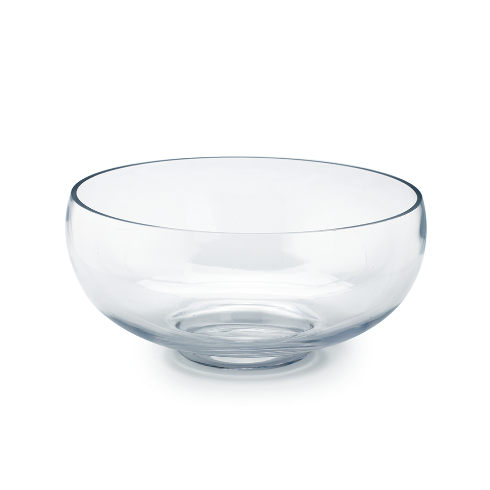 84839C	 D12.5"H6" - CLEAR GLASS BOWL