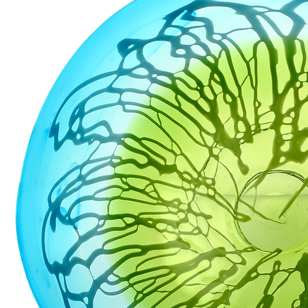 85117	 D20"H4" - ART GLASS WALL PLATE