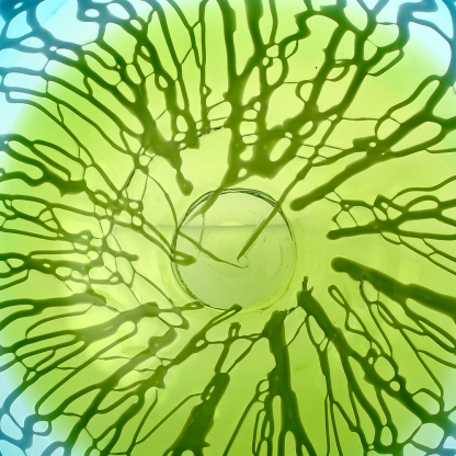 85117	 D20"H4" - ART GLASS WALL PLATE