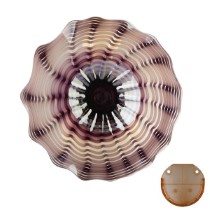 *D23.5"H4.5" - ART GLASS WALL PLATE
