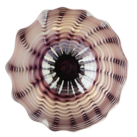 85132	 *D23.5"H4.5" - ART GLASS WALL PLATE