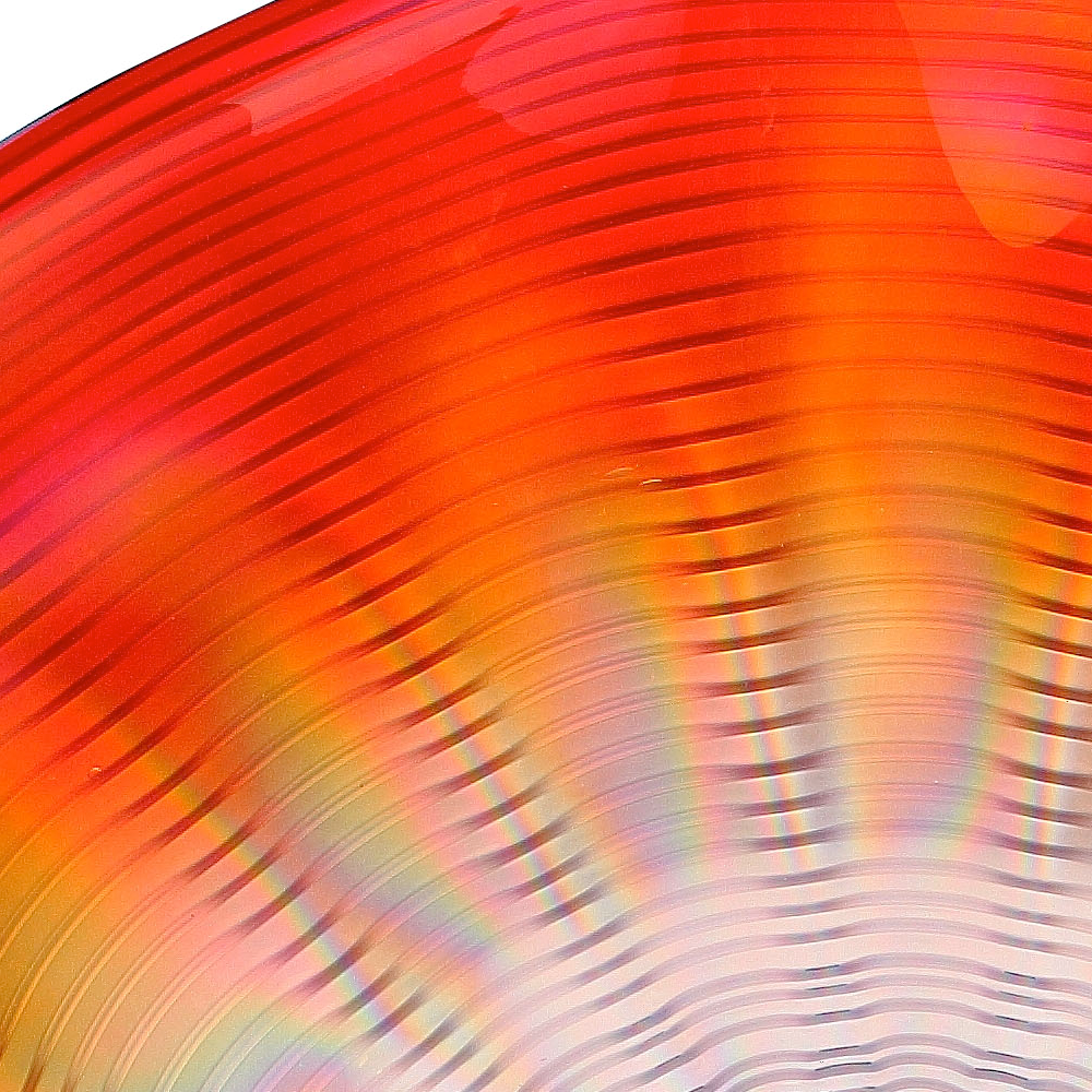 85169	 D25.5"H6" - ART GLASS WALL PLATE