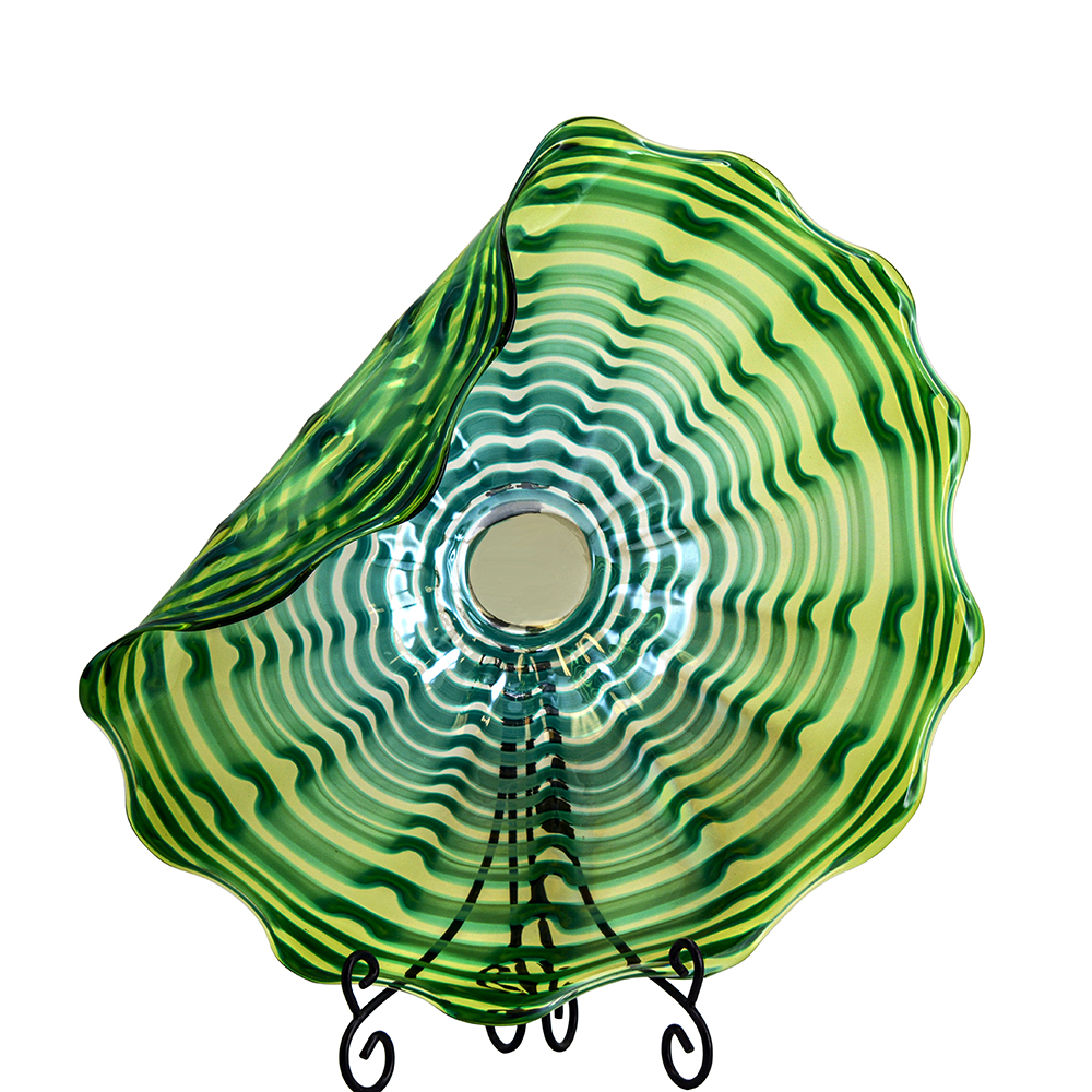85232	 L23"W16.5"H8.5" - ART GLASS WALL PLATE