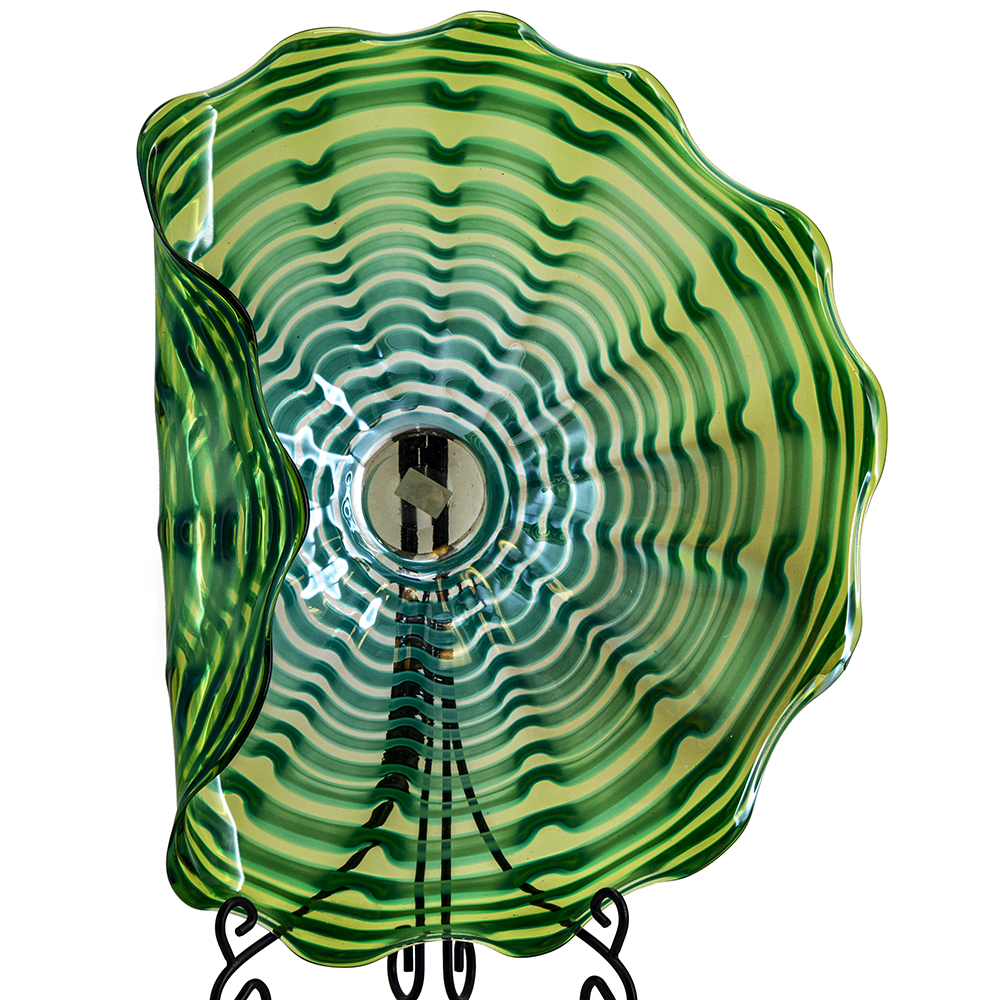 85232	 L23"W16.5"H8.5" - ART GLASS WALL PLATE
