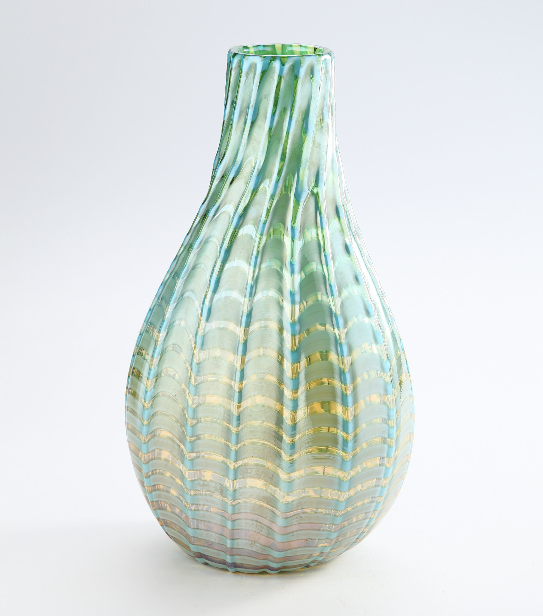 *L8.5"W5.5"H15.5" - GLASS VASE