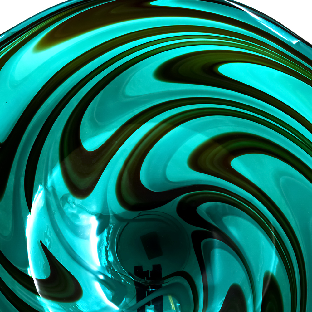 D25.5"H6" - ART GLASS WALL PLATE
