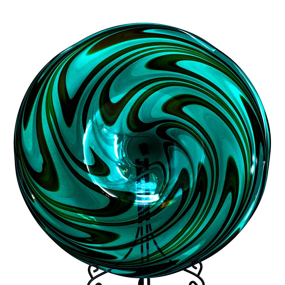 D25.5"H6" - ART GLASS WALL PLATE