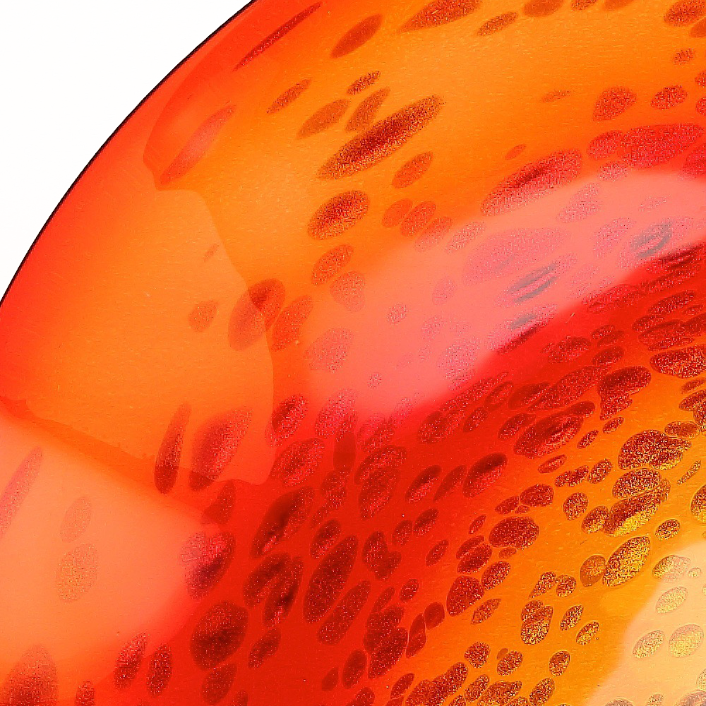 85472	 *D25.5"H6" - ART GLASS WALL PLATE